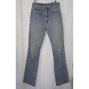 Vintage Levi's 517‎ Denim Orange Tab Jeans | 70's light denim Levi's flares 31